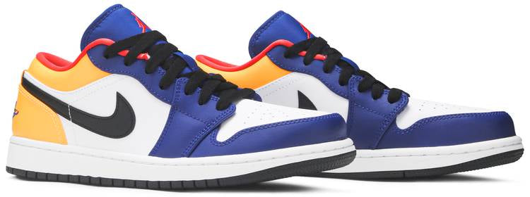 Air Jordan 1 Low White Deep Royal Blue