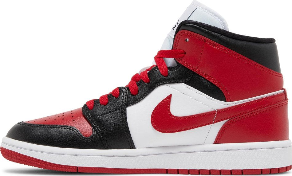 Wmns Air Jordan 1 Mid Alternate Bred Toe