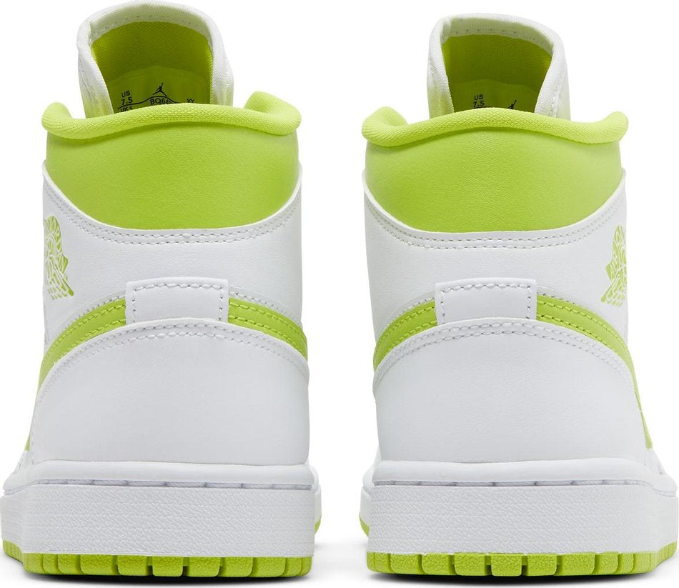 Wmns Air Jordan 1 Mid White Lime