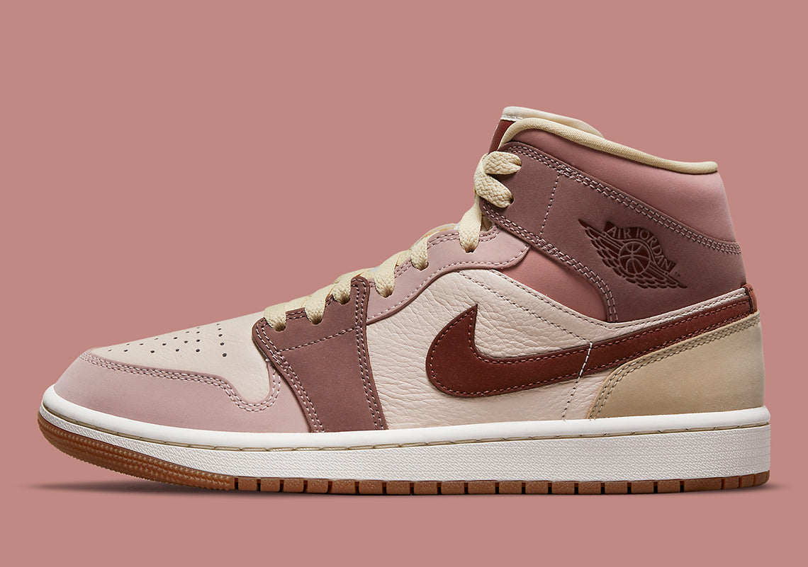 Wmns Air Jordan 1 Mid SE Dark Pony Smoky Mauve