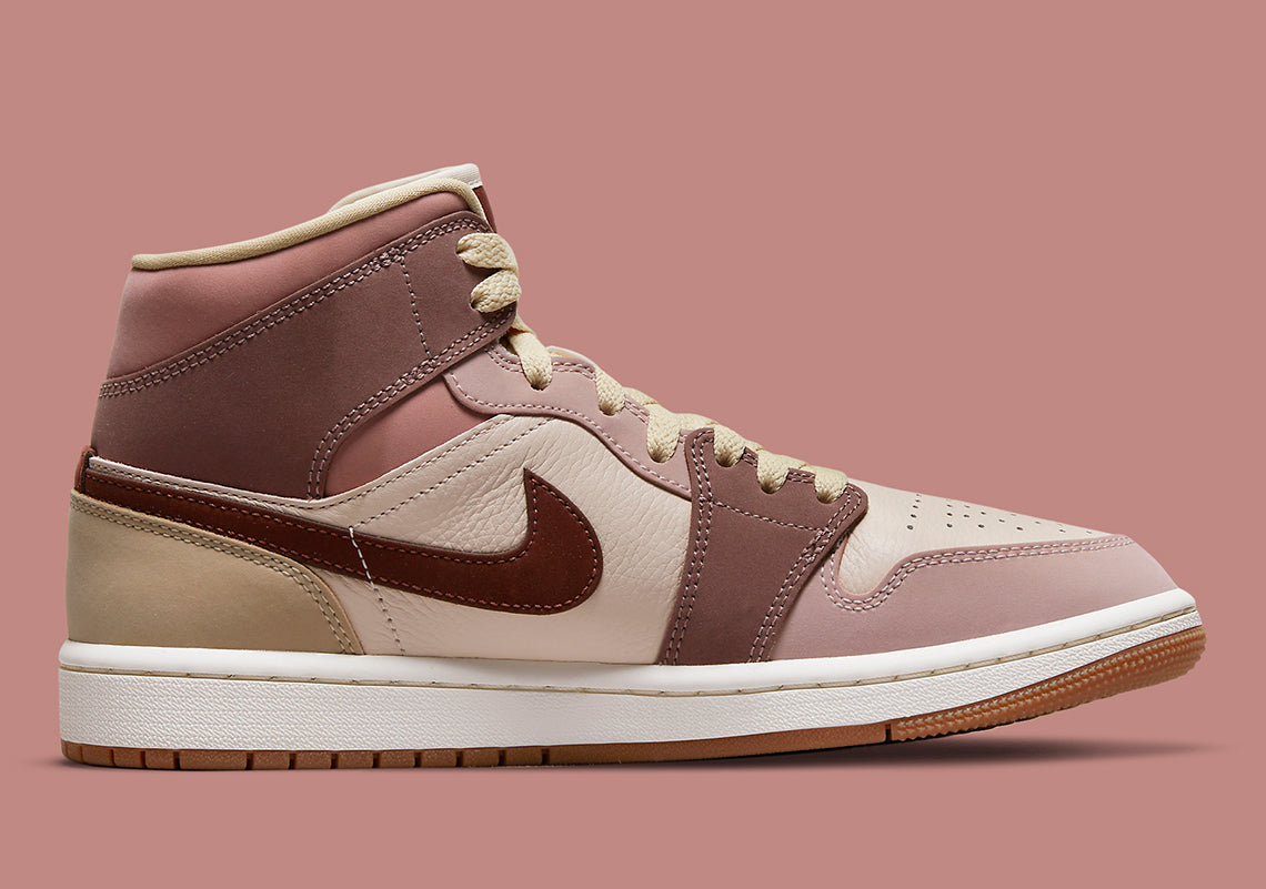 Wmns Air Jordan 1 Mid SE Dark Pony Smoky Mauve