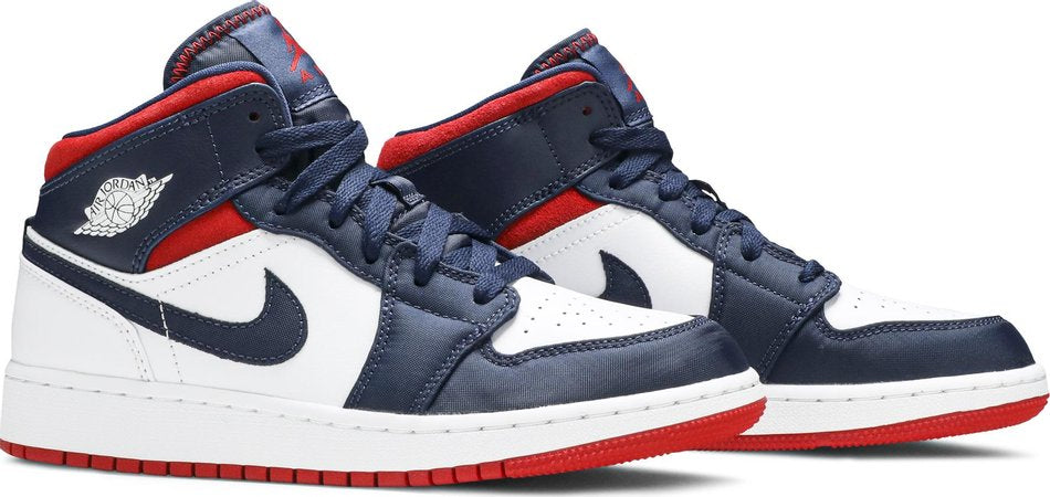 Air Jordan 1 Mid GS USA Olympic