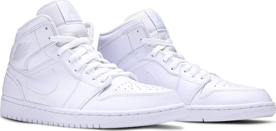 Air Jordan 1 Mid Triple White