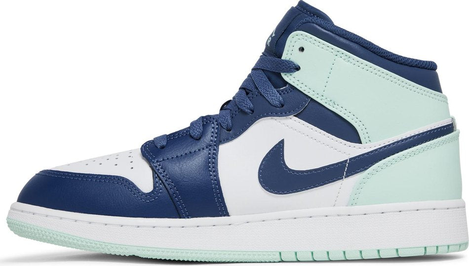 Air Jordan 1 Mid GS Blue Mint