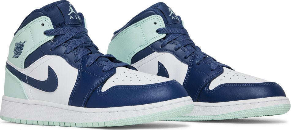 Air Jordan 1 Mid GS Blue Mint