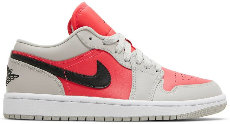 Air Jordan 1 Low Light Iron Ore Siren Red