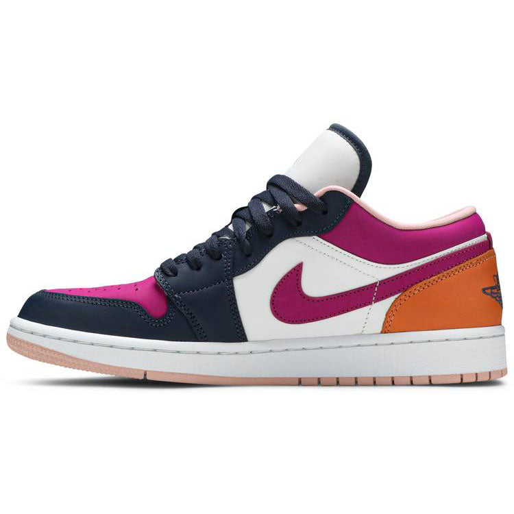 Wmns Air Jordan 1 Low SE Mismatched-Purple Magenta