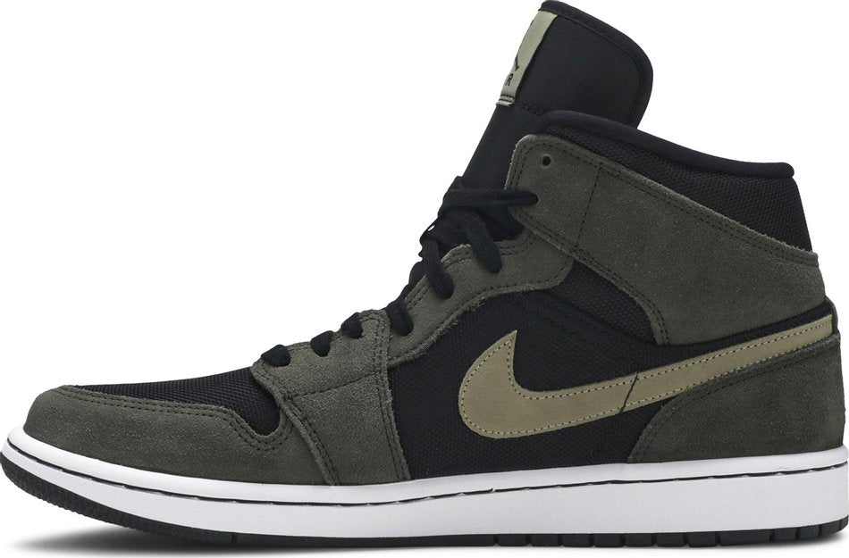 Wmns Air Jordan 1 Mid Olive