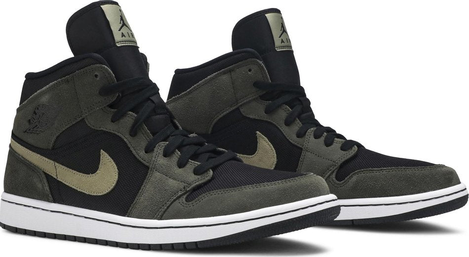 Wmns Air Jordan 1 Mid Olive