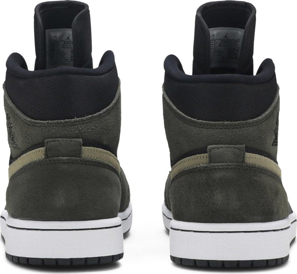 Wmns Air Jordan 1 Mid Olive