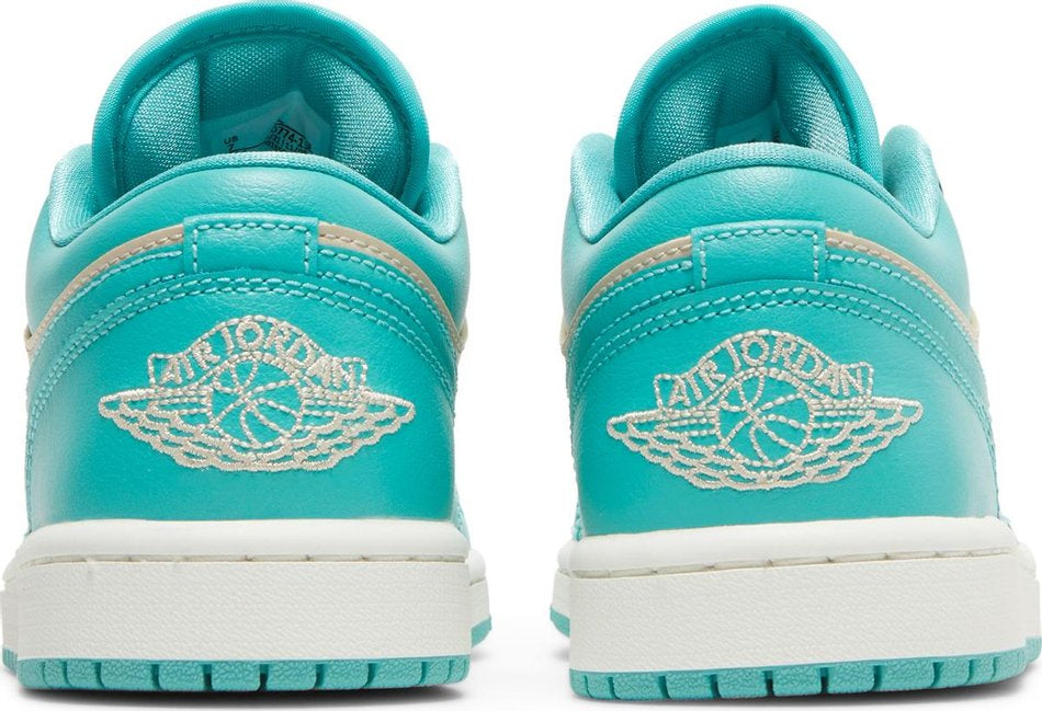 Air Jordan 1 Low Tropical Teal Sandy Beige