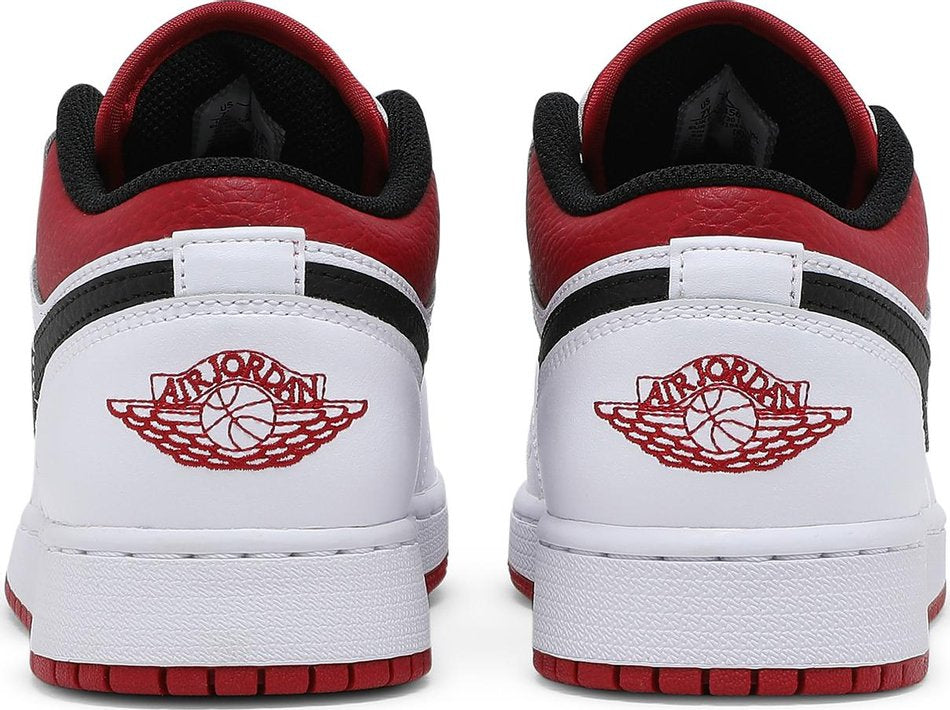 Air Jordan 1 Low GS White Gym Red