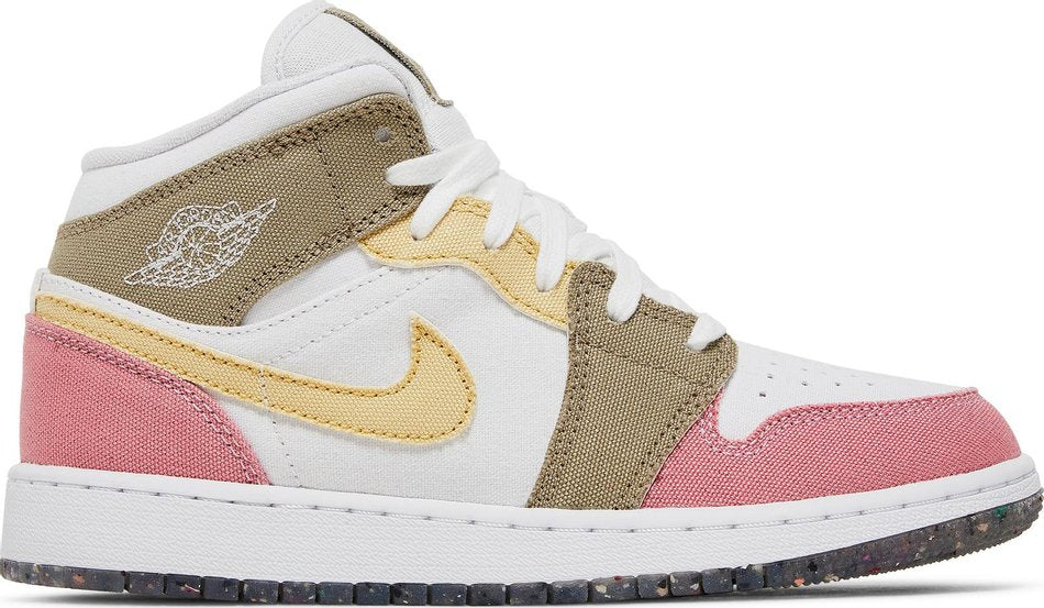 Air Jordan 1 Mid SE GS Pastel Grind