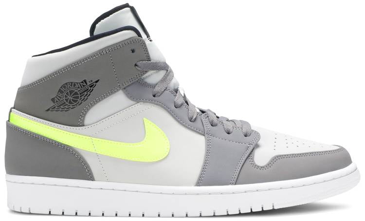 Air Jordan 1 Mid Gun Smoke Volt