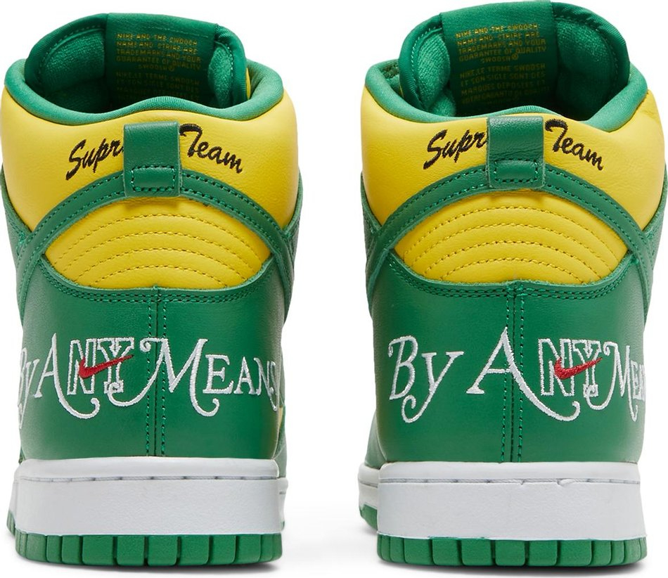 Supreme x Dunk High SB 'By Any Means-Brazil' DN3741-700