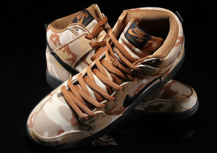 Dunk High Pro SB 'Brown Camo' BQ6826-200