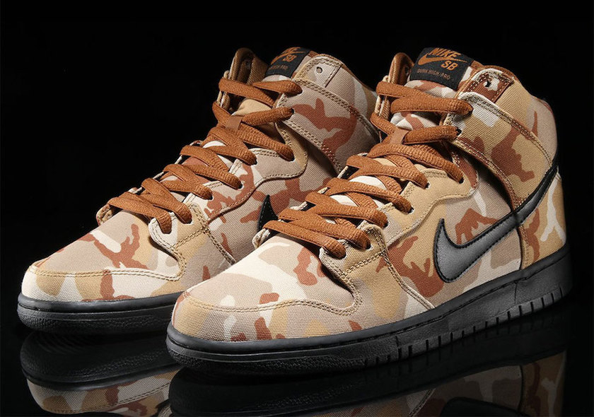 Dunk High Pro SB 'Brown Camo' BQ6826-200