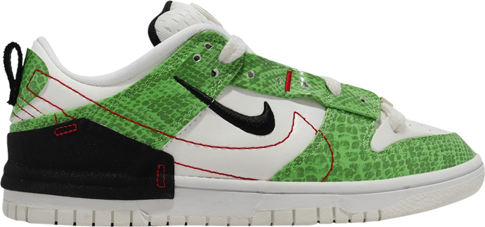 Wmns Dunk Low Disrupt 2 'Green Snakeskin' DV1491-101