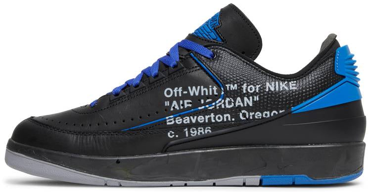 Off-White x Air Jordan 2 Retro Low SP Black Royal