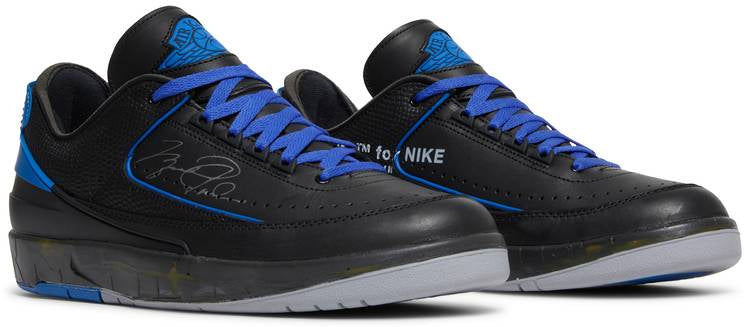 Off-White x Air Jordan 2 Retro Low SP Black Royal