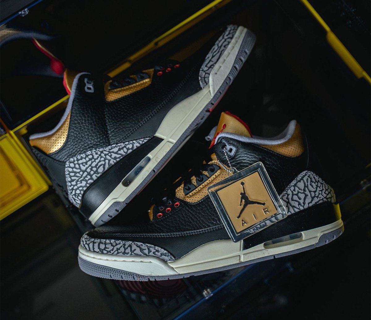 Air Jordan 3 Retro Black Gold