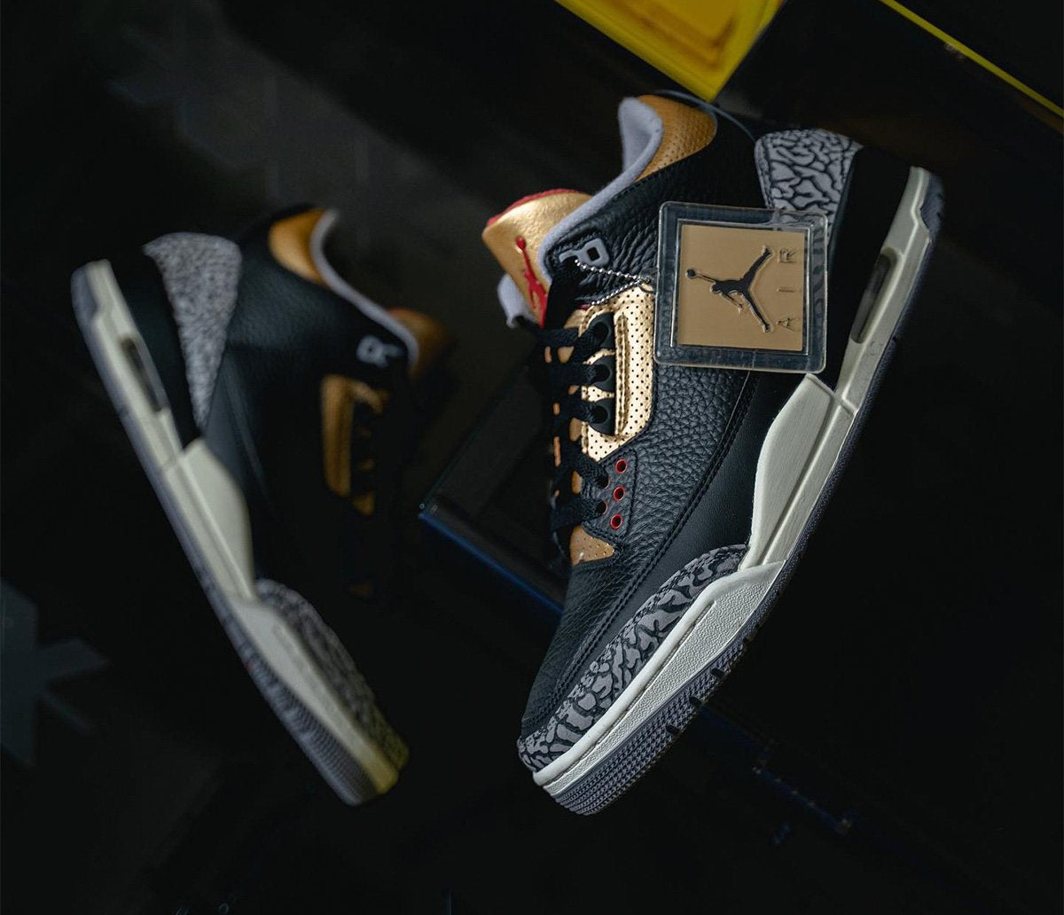 Air Jordan 3 Retro Black Gold