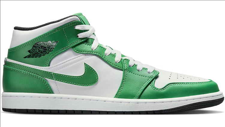 Air Jordan 1 Mid GS Lucky Green