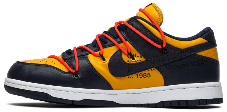 Off-White x Dunk Low 'University Gold' CT0856-700