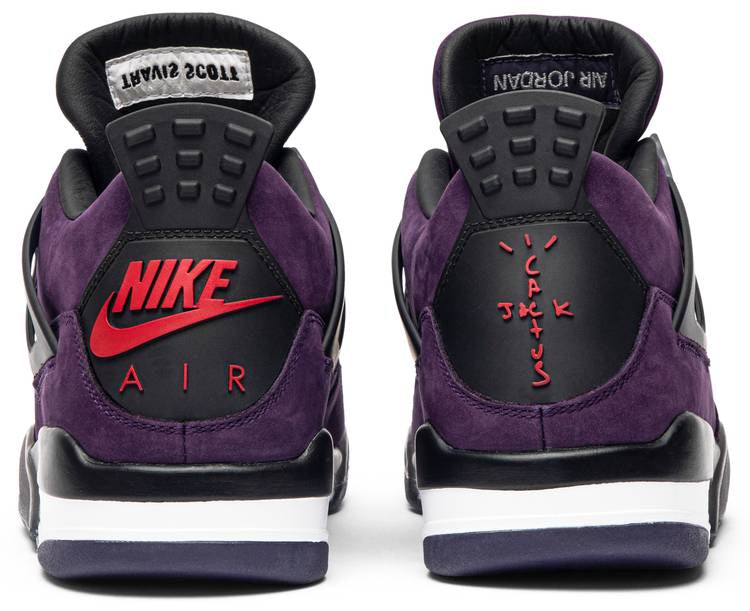 Travis Scott x Air Jordan 4 Retro Purple Suede - White Midsole