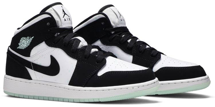 Air Jordan 1 Mid SE GS Glow in the Dark Panda