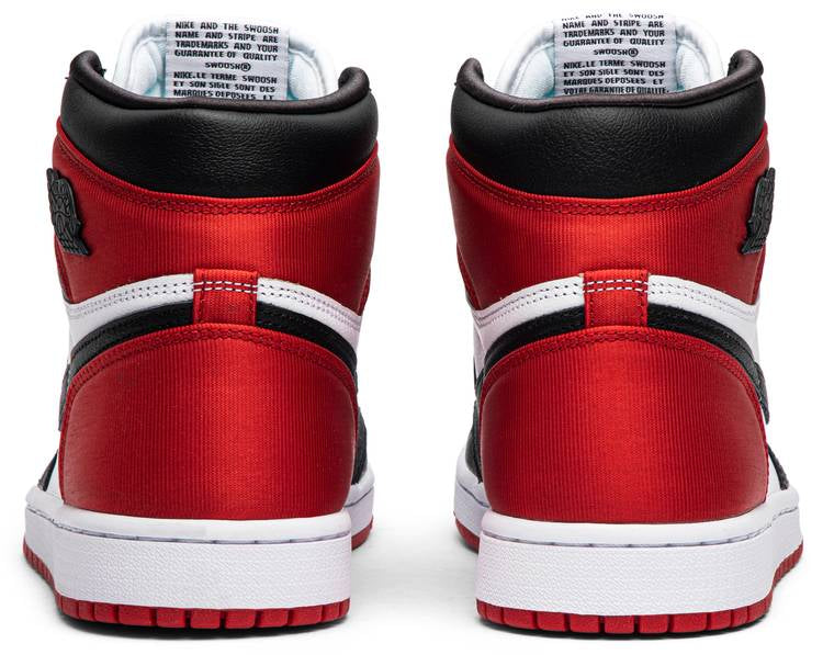 Air Jordan 1 Retro High Satin Black Toe