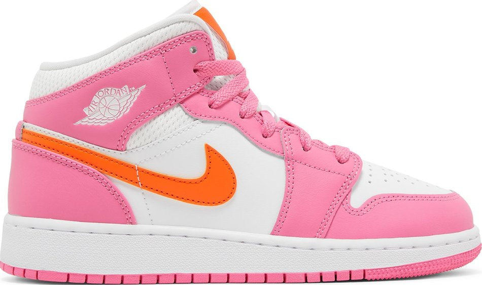 Air Jordan 1 Mid GS Pinksicle Orange