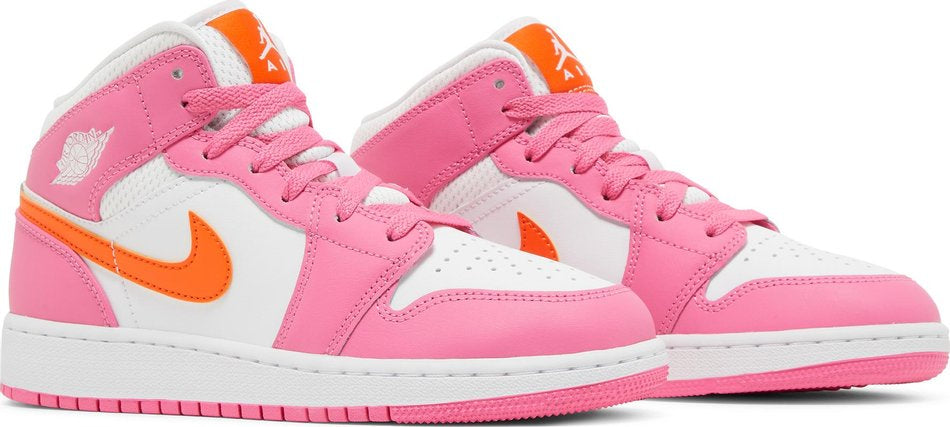 Air Jordan 1 Mid GS Pinksicle Orange