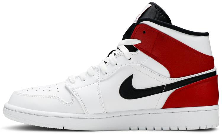 Air Jordan 1 Mid White Chicago