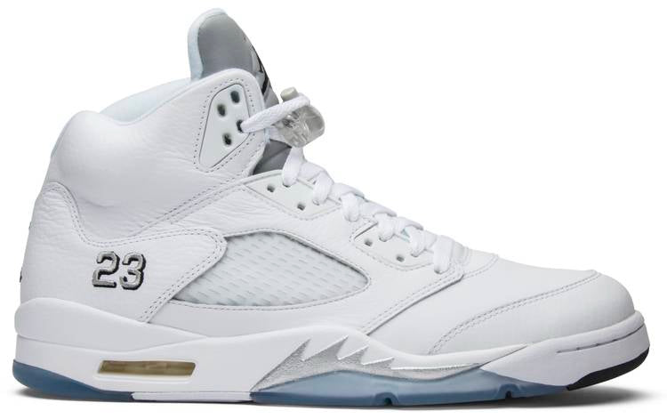 Air Jordan 5 Retro Metallic White