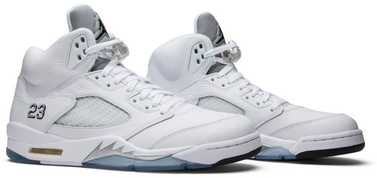 Air Jordan 5 Retro Metallic White