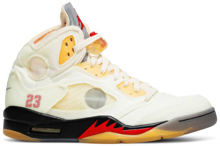 Off-White x Air Jordan 5 Retro SP Sail