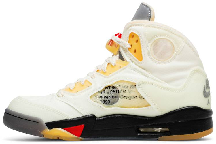 Off-White x Air Jordan 5 Retro SP Sail