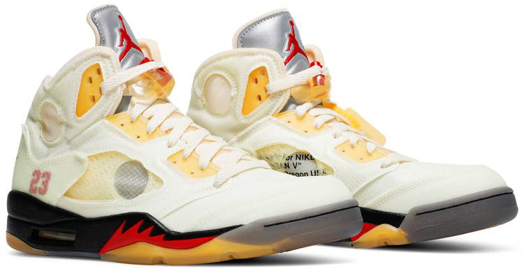 Off-White x Air Jordan 5 Retro SP Sail