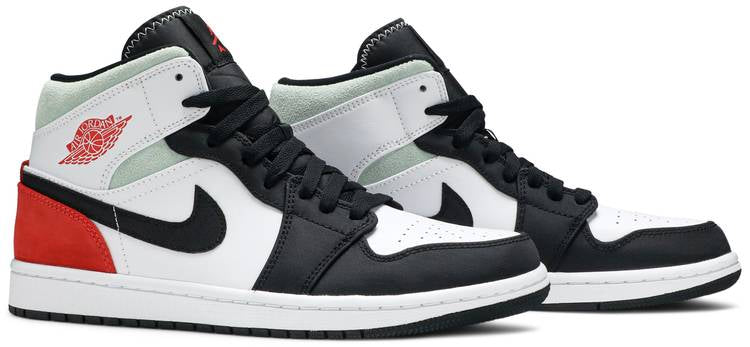 Air Jordan 1 Mid SE Red Black Toe