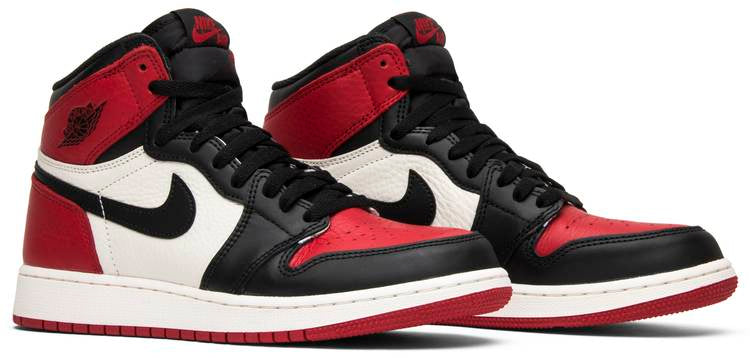 Air Jordan 1 Retro High OG BG Bred Toe