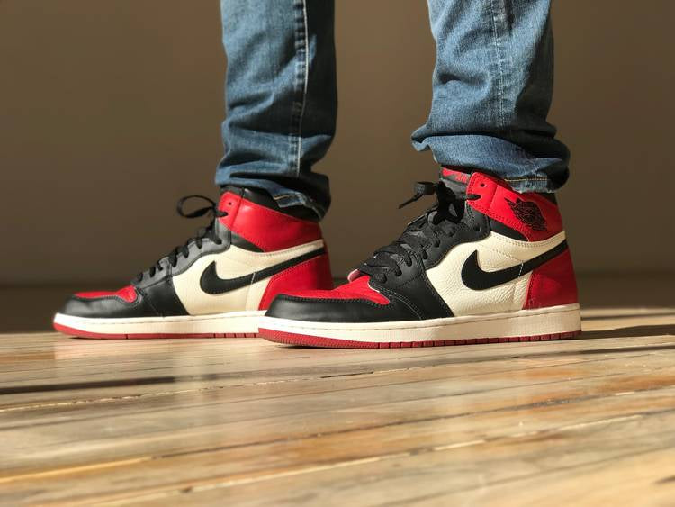 Air Jordan 1 Retro High OG BG Bred Toe