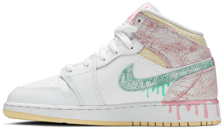 Air Jordan 1 Mid SE GS Ice Cream