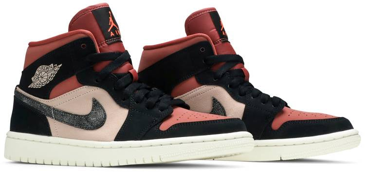 Wmns Air Jordan 1 Mid Canyon Rust