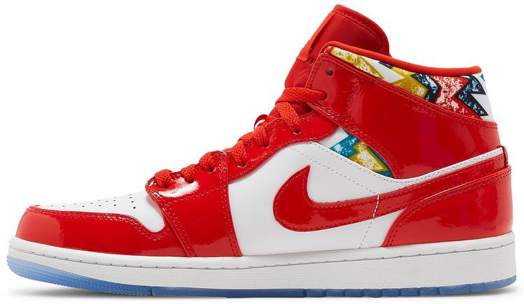 Air Jordan 1 Mid Gets Swathed in Geometric Prints