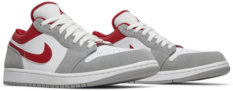 Air Jordan 1 Low SE Light Smoke Grey Gym Red