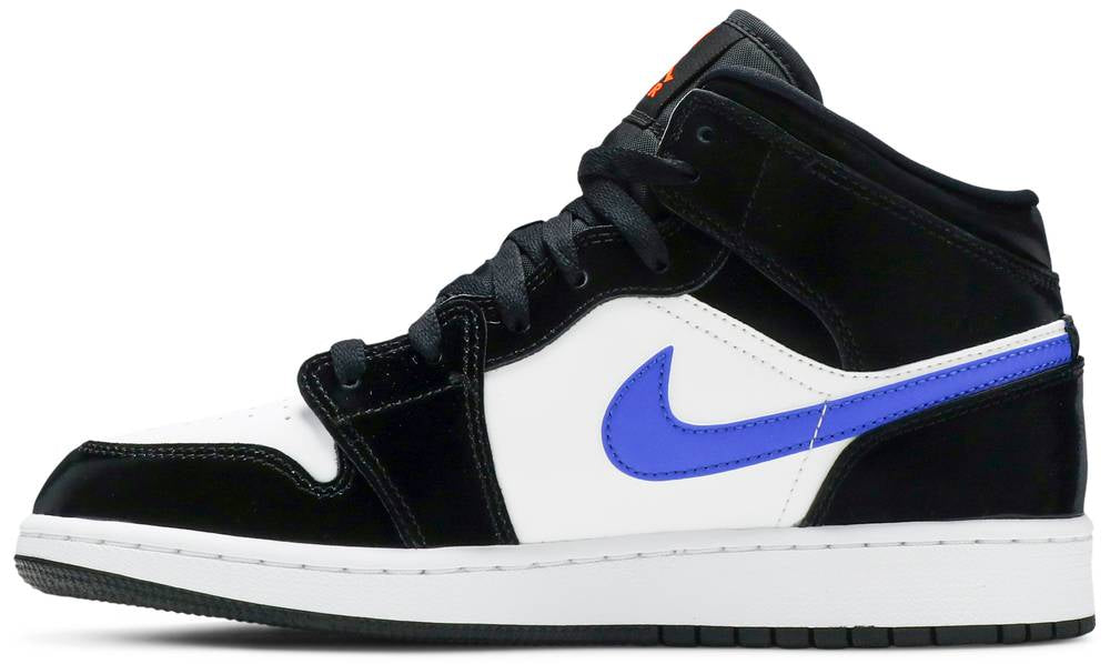 Air Jordan 1 Mid GS Black Racer Blue