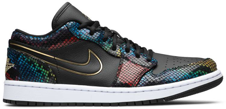 Wmns Air Jordan 1 Low Multi Snakeskin