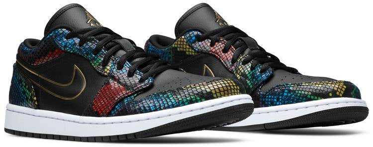 Wmns Air Jordan 1 Low Multi Snakeskin