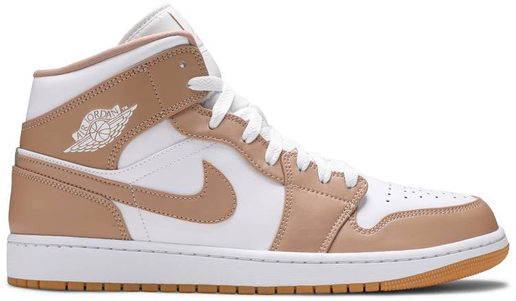 Air Jordan1 Mid Tan Gum